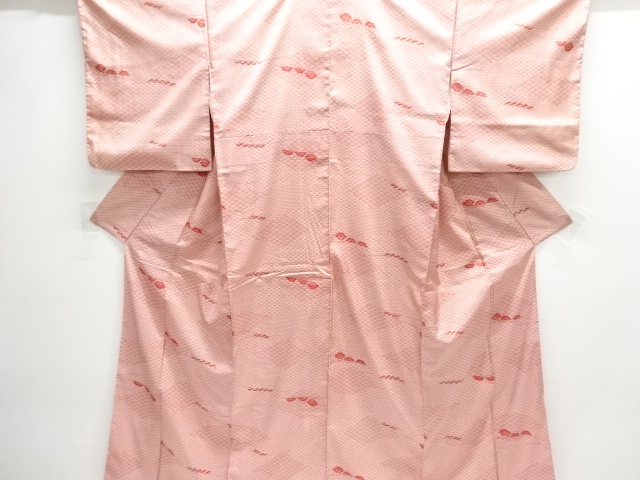 JAPANESE KIMONO / ANTIQUE KIMONO / SILK / SEIGAIHA